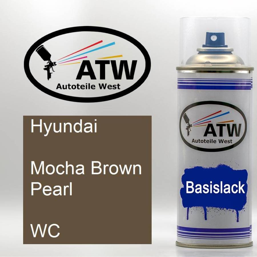 Hyundai, Mocha Brown Pearl, WC: 400ml Sprühdose, von ATW Autoteile West.
